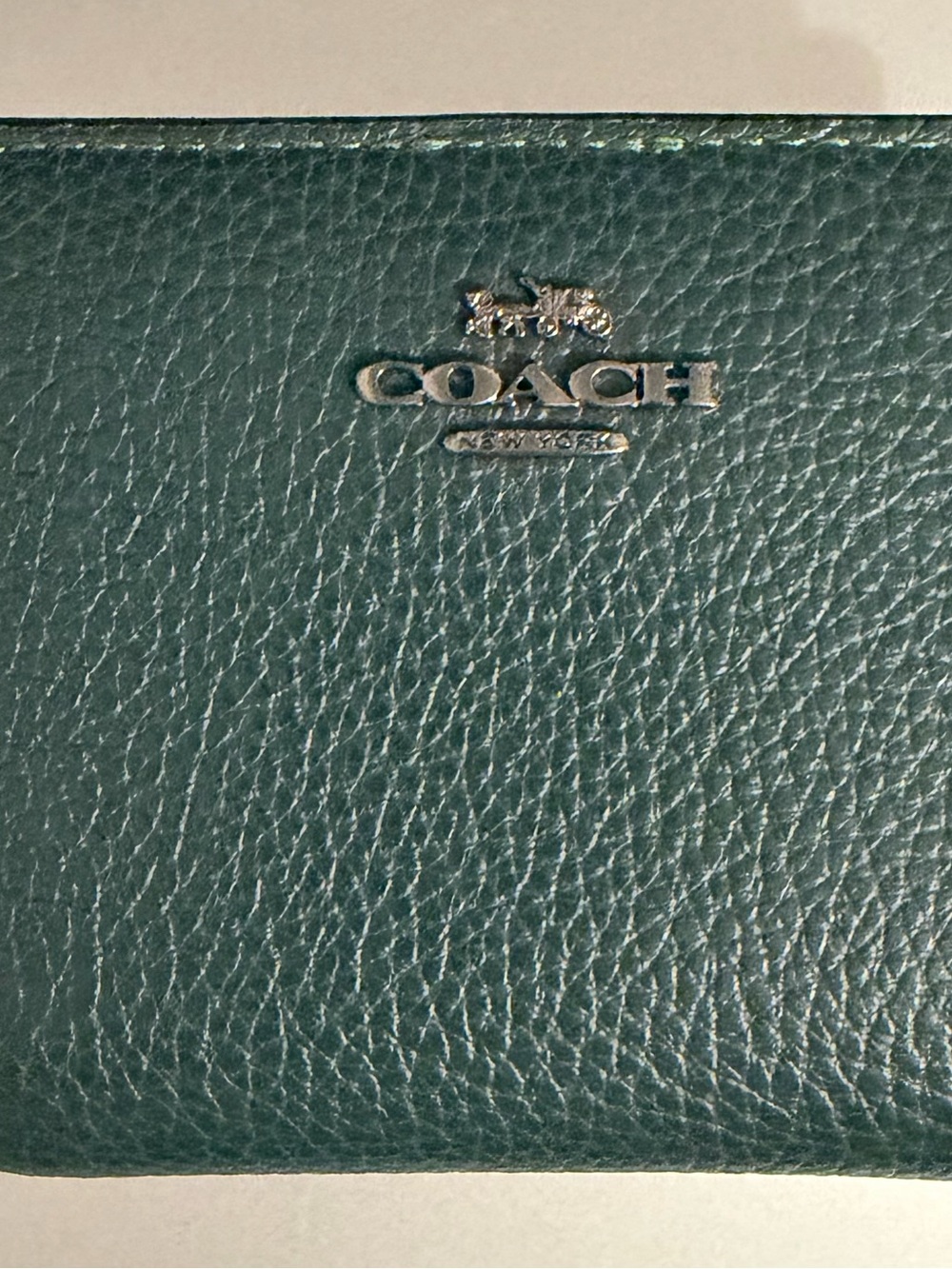Coach Green Leather Wallet